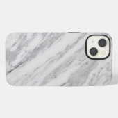 Etui iPhone 13 Marbre Blanc Élégant (Verso Horizontal)