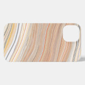 Etui iPhone 13 Marbre texturé Brown (Verso Horizontal)