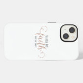 Etui iPhone 13 Marcher par la foi, (Verso Horizontal)