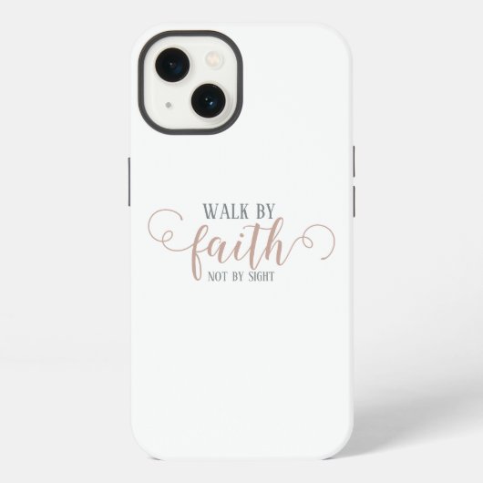 Etui iPhone 13 Marcher par la foi, (Verso)