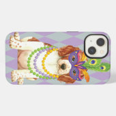 Etui iPhone 13 Mardi Gras Welsh Springer Spaniel (Verso Horizontal)