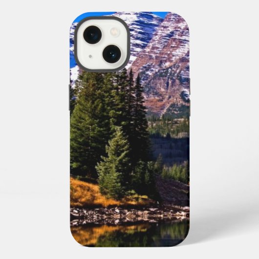 Etui iPhone 13 Maroon bells (Verso)