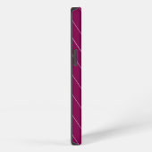 Etui iPhone 13 MarronBlanc (Côté droit)