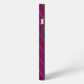 Etui iPhone 13 MarronBlanc (Côté gauche)