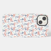Etui iPhone 13 Masque de flamant rose mignon (Verso Horizontal)