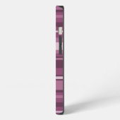 Etui iPhone 13 Mauve rayures Coque-coque iphone Mate (Côté gauche)
