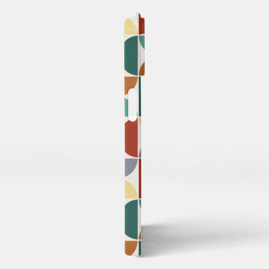 Etui iPhone 13 MCM Semiccles Motif couleur grande sur crème (Côté droit)