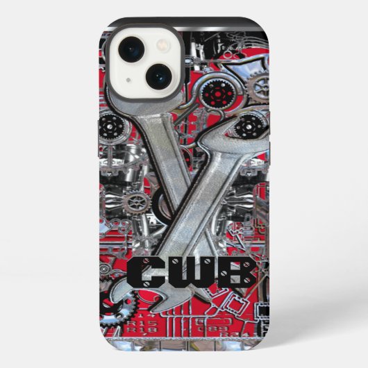 Etui iPhone 13 Mécanicien (Verso)