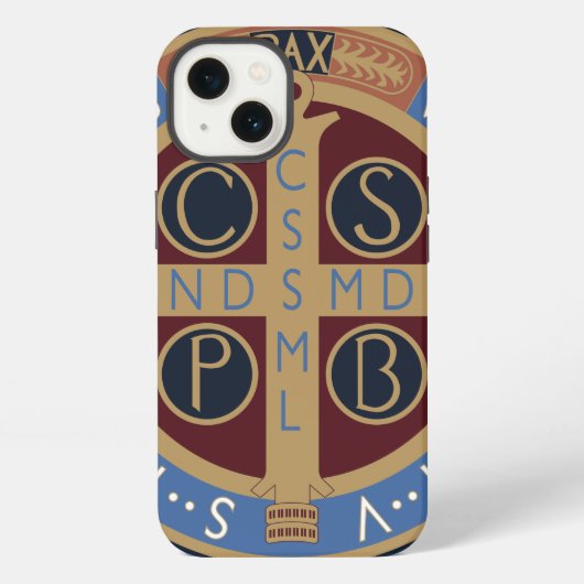 Etui iPhone 13 Médaille de saint Benoît (Verso)
