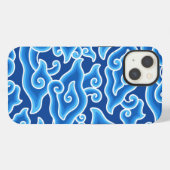 Etui iPhone 13 Méga nuageux (Verso Horizontal)