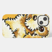 Etui iPhone 13 Mélange de Cocker Spaniel Blond Caniche (Verso Horizontal)