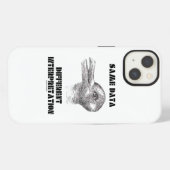 Etui iPhone 13 Même donnée, interprétation différente Canard Lapi (Verso Horizontal)