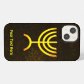 Etui iPhone 13 Menorah Flame (Verso Horizontal)