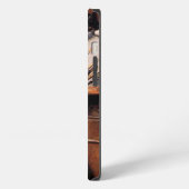 Etui iPhone 13 Mère Chat et chatons sur table (Côté gauche)