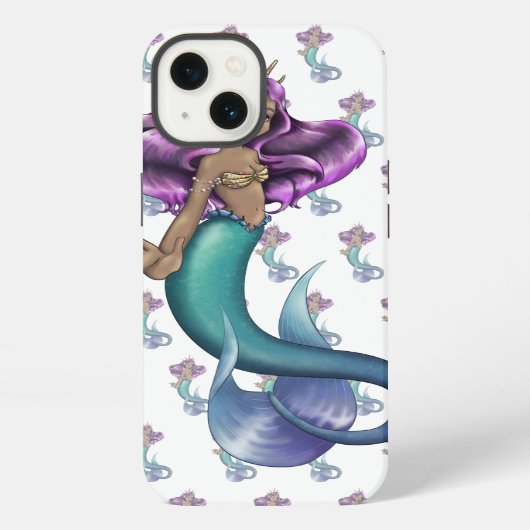 Etui iPhone 13 Mermaid Iole (Verso)