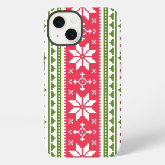 Etui iPhone 13 Merry Christmas pattern 3 (Verso)