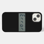 Etui iPhone 13 Message d'erreur électronique (Verso Horizontal)