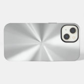 Etui iPhone 13 Métal: Chrome (Verso Horizontal)