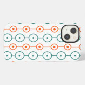 Etui iPhone 13 Mid-Century Modern Circle Strings (Verso Horizontal)