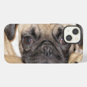 Etui iPhone 13 Mignon chiot Pug (Verso Horizontal)