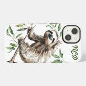 Etui iPhone 13 Mignonnette Branchée Dans Un Arbre (Verso Horizontal)