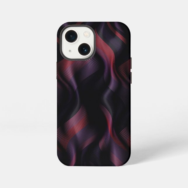 Etui iPhone 13 Mini Abstrait moderne (Verso)