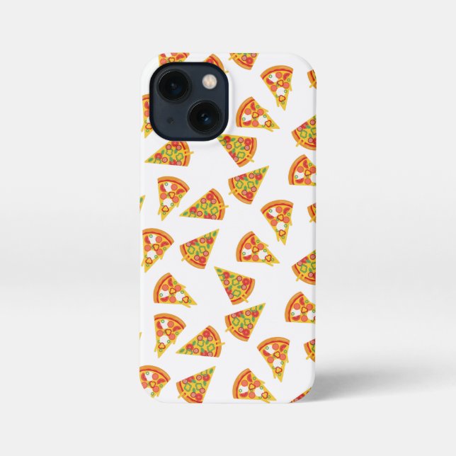 Etui iPhone 13 Mini Aimer Pizza Jeu d'oreiller (Verso)