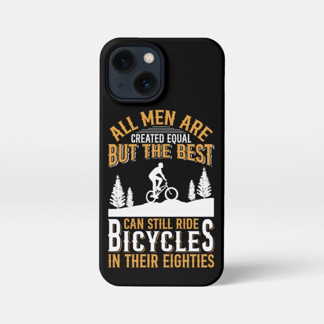 Etui iPhone 13 Mini All Men Are Created Equal Bicycles Cycling (Verso)