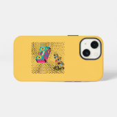 Etui iPhone 13 Mini Baladeur audio rétro. (Verso Horizontal)