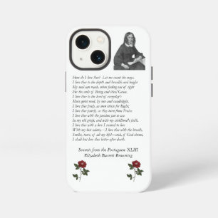 Etui iPhone 13 Mini Barrett Browning - Sonnets du Portugais 43