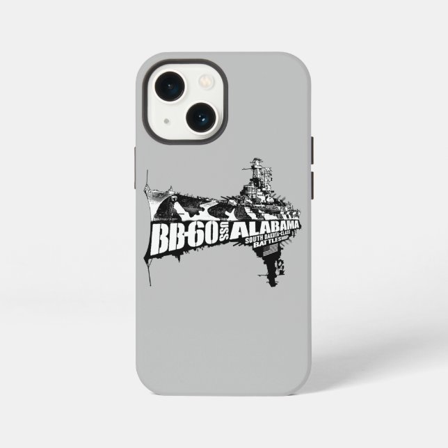 Etui iPhone 13 Mini Battleship Alabama (Verso)