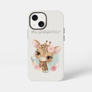 Etui iPhone 13 Mini Bébé Mignon Chéri Bonjour Pailleté Magnifique