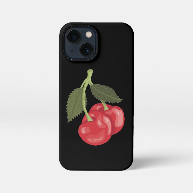 Etui iPhone 13 Mini Cherries (Verso)