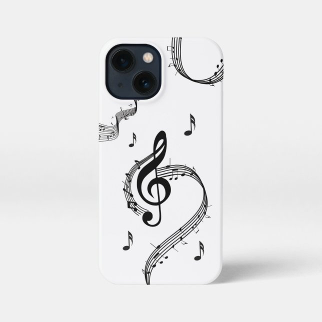 Etui iPhone 13 Mini Climactic G Clef Music (Verso)