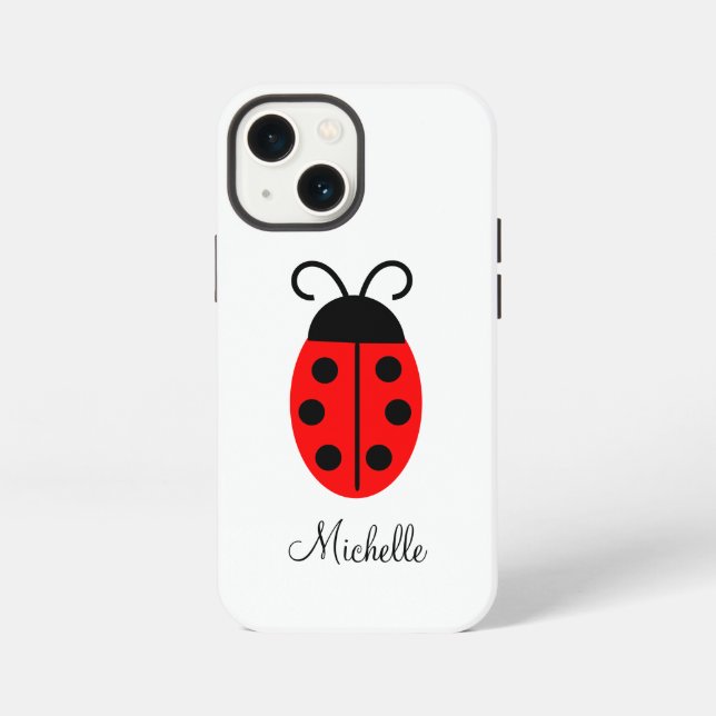 Etui iPhone 13 Mini Coccinelle  (Verso)