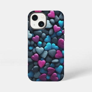 Etui iPhone 13 Mini Coeurs de galets