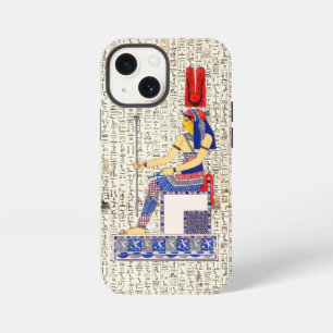 Etui iPhone 13 Mini Conception de hiéroglyphes de reine égyptienne ant