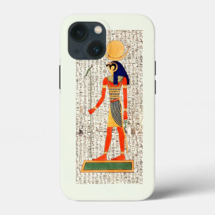 Etui iPhone 13 Mini Conception de hiéroglyphes du dieu égyptien antiqu