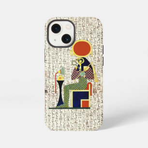 Etui iPhone 13 Mini Conception de hiéroglyphes du dieu égyptien antiqu