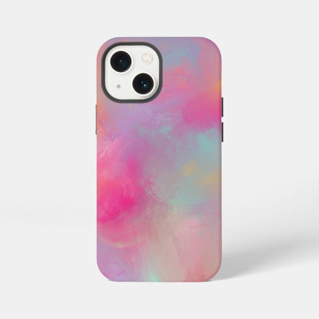 Etui iPhone 13 Mini Conception graphique en poudre Étui pour iPhone Ca (Verso)