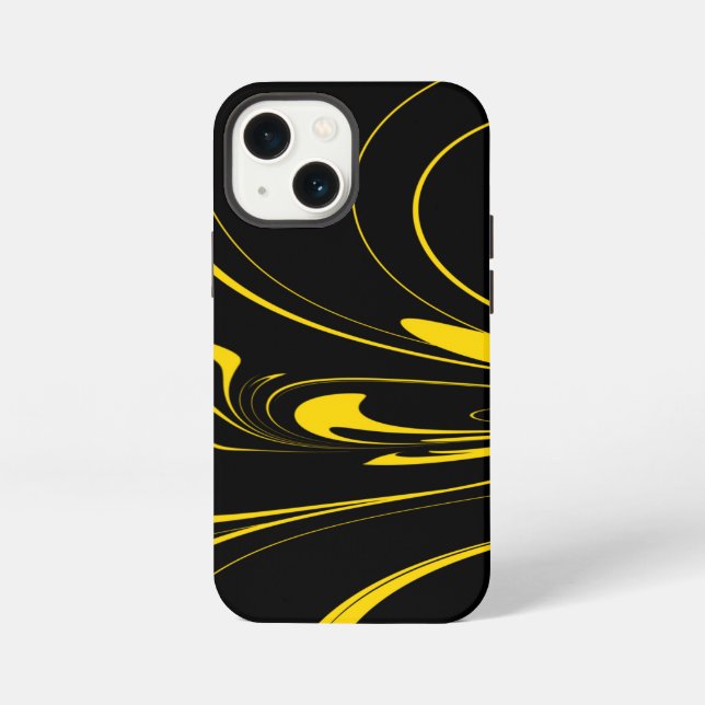 Etui iPhone 13 Mini Couleurs des abeilles (Verso)