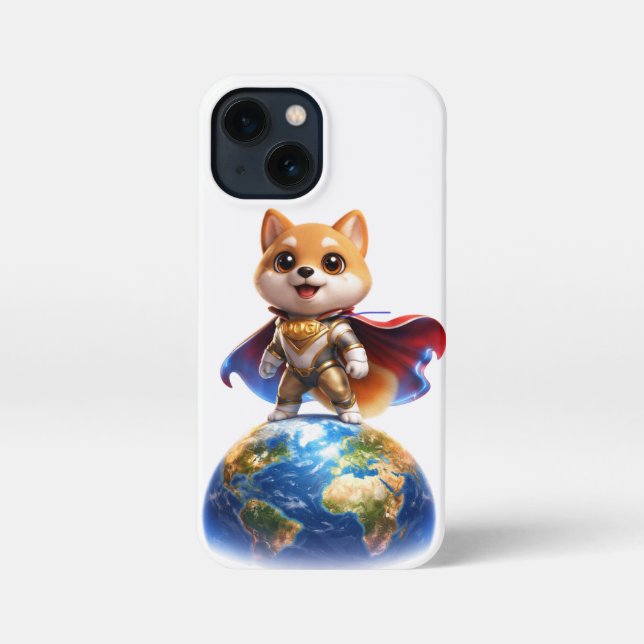 Etui iPhone 13 Mini DOGI Hero – Save The World (Verso)