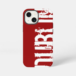 Etui iPhone 13 Mini Dublin - Style Urbain - Rouge Et Blanc