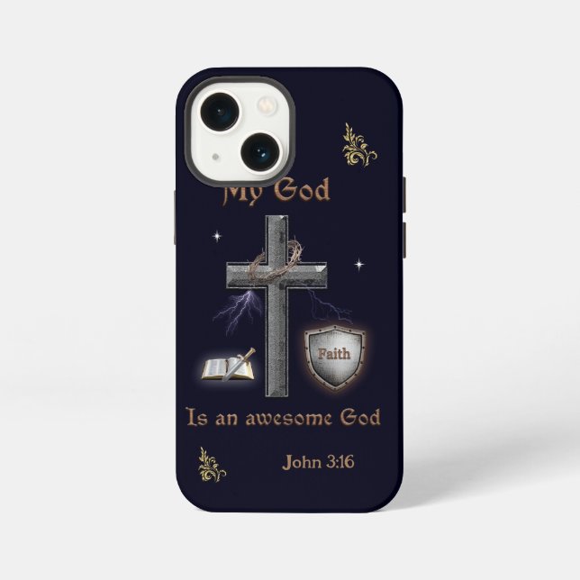 Etui iPhone 13 Mini Écriture Sainte (Verso)