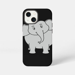 Etui iPhone 13 Mini Éléphant gris.