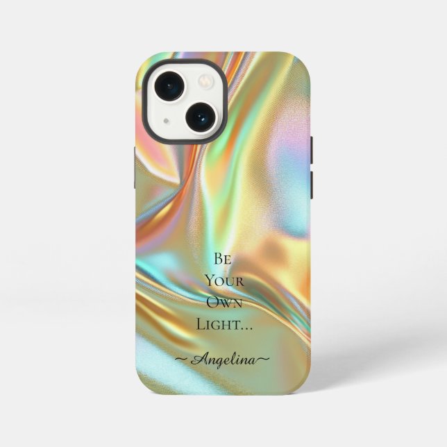 Etui iPhone 13 Mini Esthétique holographique (Verso)
