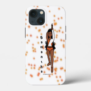 Etui iPhone 13 Mini Étui iPhone iPad Danseur personnalisé Orange Spark