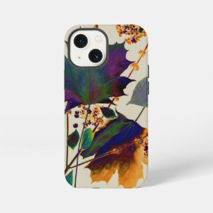 Etui iPhone 13 Mini Feuilles d'automne aux couleurs royales