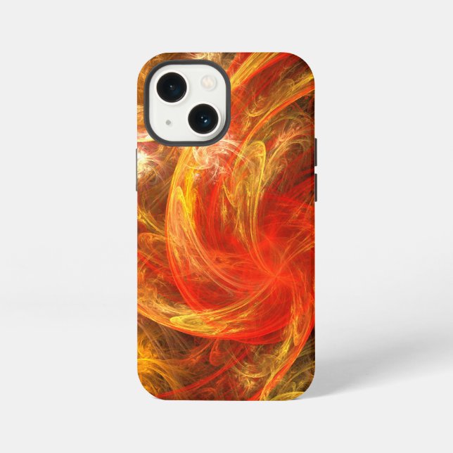 Etui iPhone 13 Mini Firestorm Nova Art Abstrait (Verso)