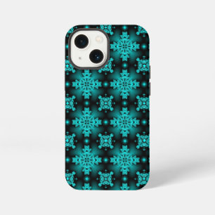 Etui iPhone 13 Mini Fleurs Art Déco de style rétro